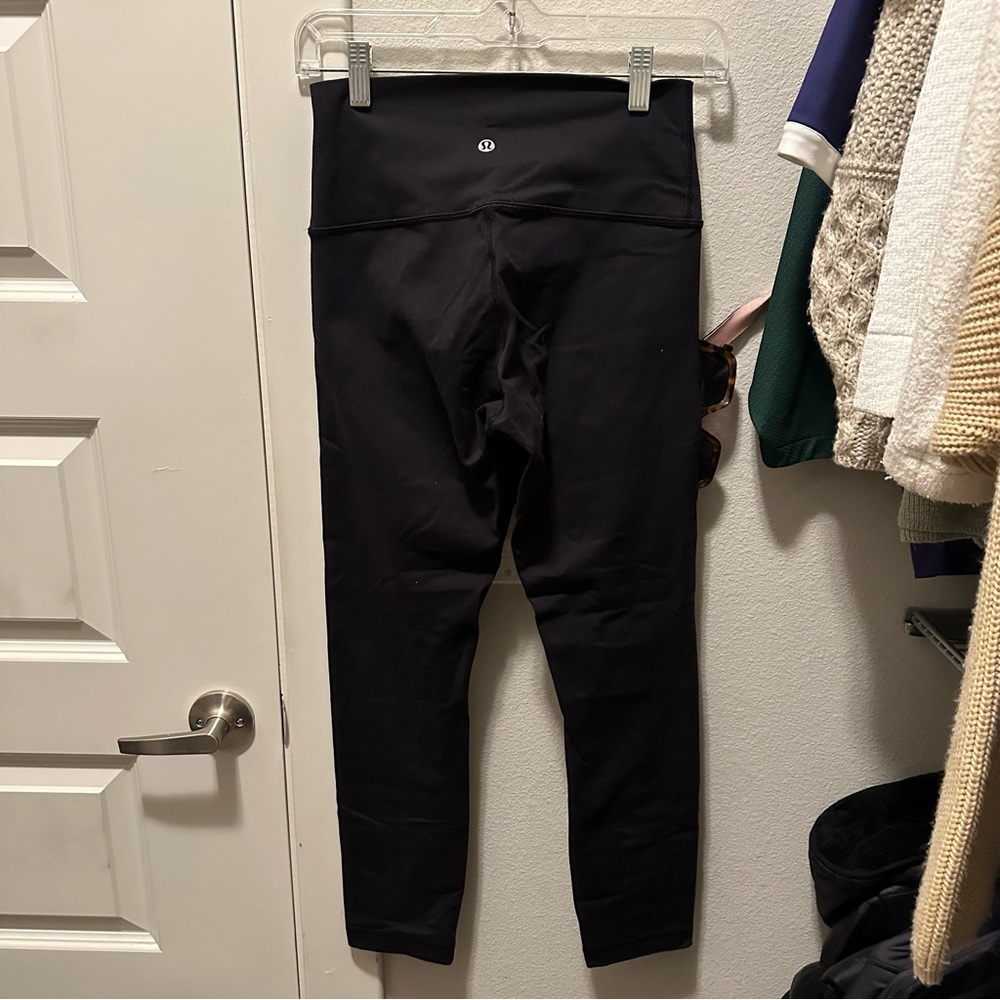Lululemon High Waisted Wunder Under Leggings Black